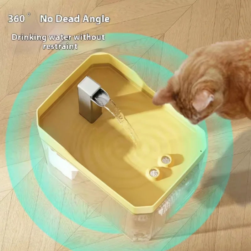 Cat Water Fountain: Automatic Pet Water Dispenser with Filters,