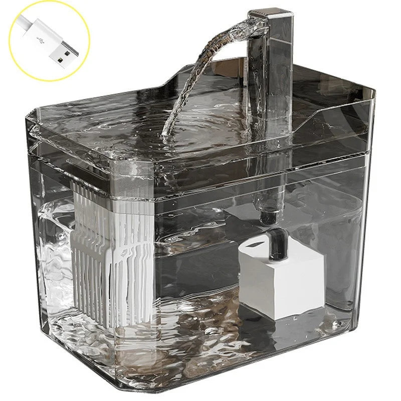 Cat Water Fountain: Automatic Pet Water Dispenser with Filters,