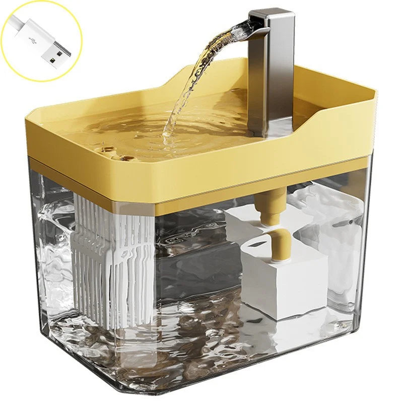 Cat Water Fountain: Automatic Pet Water Dispenser with Filters,