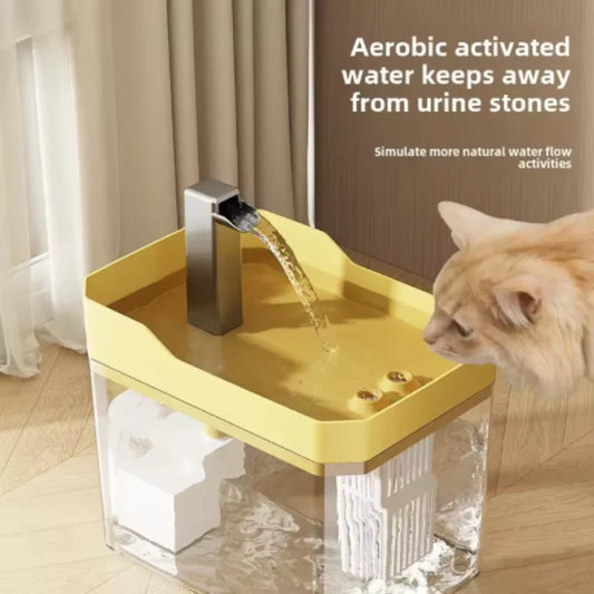 Cat Water Fountain: Automatic Pet Water Dispenser with Filters,