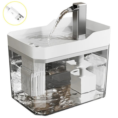 Cat Water Fountain: Automatic Pet Water Dispenser with Filters,