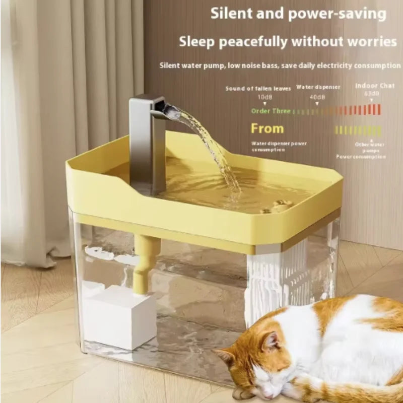 Cat Water Fountain: Automatic Pet Water Dispenser with Filters,